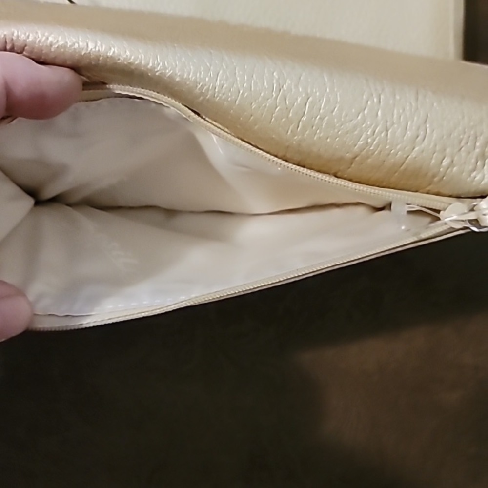 Fossil Vintage Pop Stitch Gold Clutch/Wallet NEW WITH TAGS - Picture 6 of 11